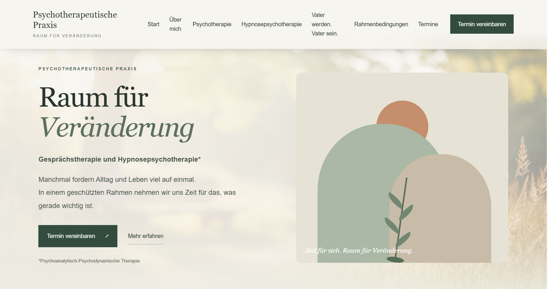 Referenzprojekt Psychotherapie